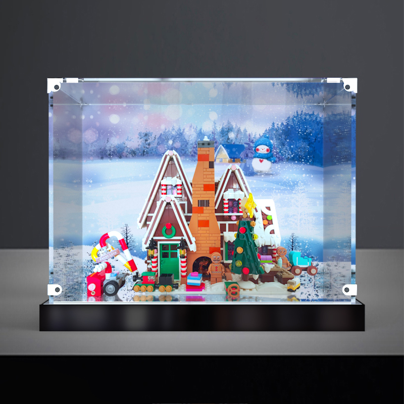 防尘盒适用乐高10267姜饼屋收纳