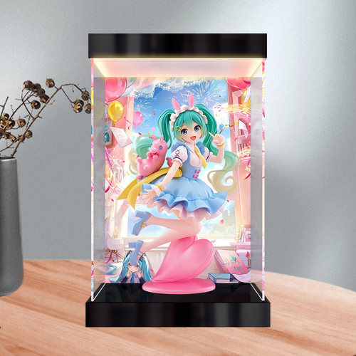 古薇媞适用初音未来×Rody 童话Ver.手办景品灯箱亚克力展示盒