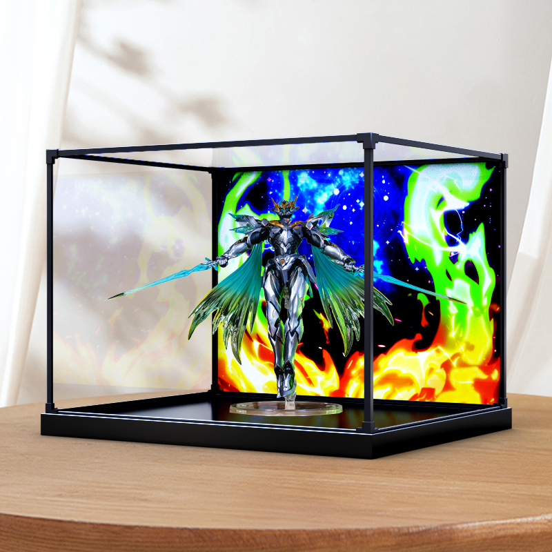 合金框架展示盒适用S.H.Figuarts 萨姆 手办模型潮玩亚克力防尘罩