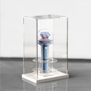 亚克力展示盒克拉棒应援棒网红款高透明防尘罩可定制爱丽棒收纳盒