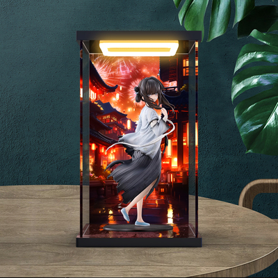 适用 饿殍 明末千里行 满穗 烟花拾穗 1/7 手办回灯亚克力展示盒