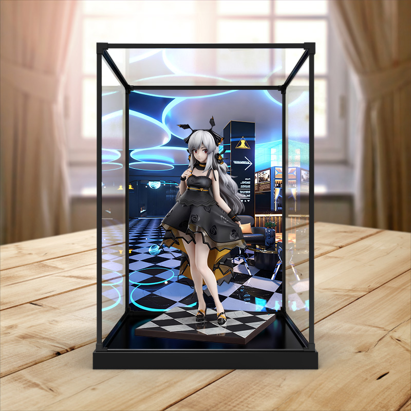 防尘罩高清展示盒适用RIBOSE核糖文化 明日方舟温蒂庆典时光 手办