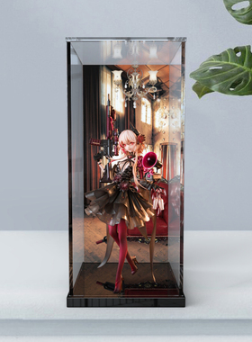 适用HobbyMax 少女前线 M4 SOPMODⅡ 手办专用亚克力收纳展示盒