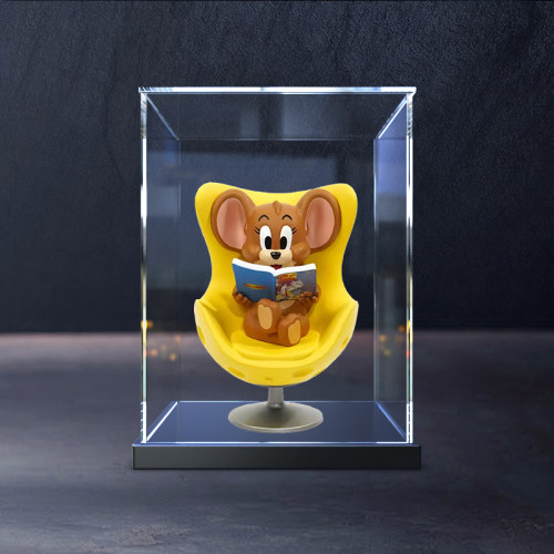 亚克力展示盒适用 Soap Studio猫和老鼠杰瑞芝士椅子阅读时光手办