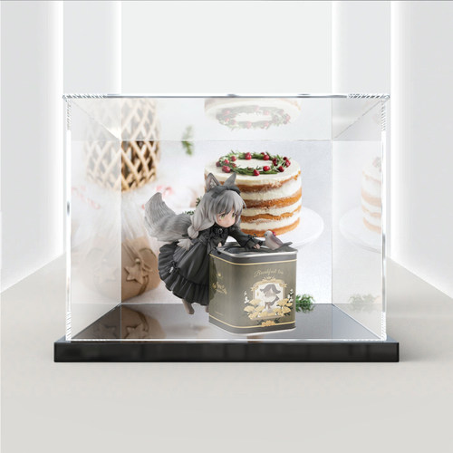 茶罐猫狸花猫手办专用收纳展示盒