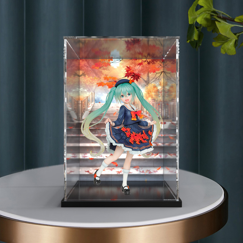 gvt适用taito 初音未来miku 枫叶制服景品手办 专用展示盒