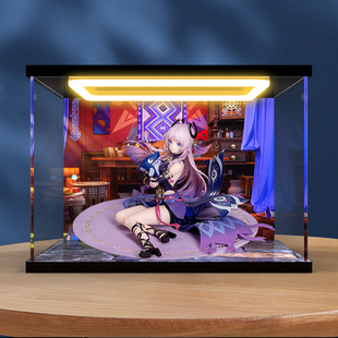 灯光亚克力高清展示盒适用Myethos 元神 茜特菈莉·白星黑曜 手办