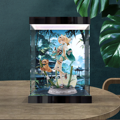 灯箱款亚克力高清展示盒适用Claynel hololive 风真伊吕波 手办