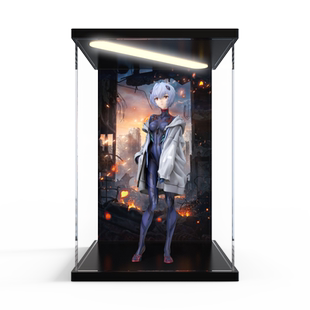 灯光款展示盒适用ALTER EVA 新世纪福音战士 绫波丽 手办收纳盒