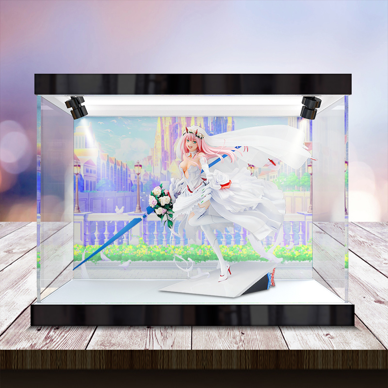 FRANXX02婚纱手办防尘展示盒