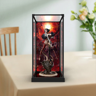 合金框收纳展示盒适用否极AMERFORT 星轮系列 献祭骑士法艾拉手办