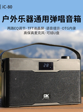 DK大咖音箱专业音响电吹管吉他贝斯乐器通用户外直播蓝牙K歌便携