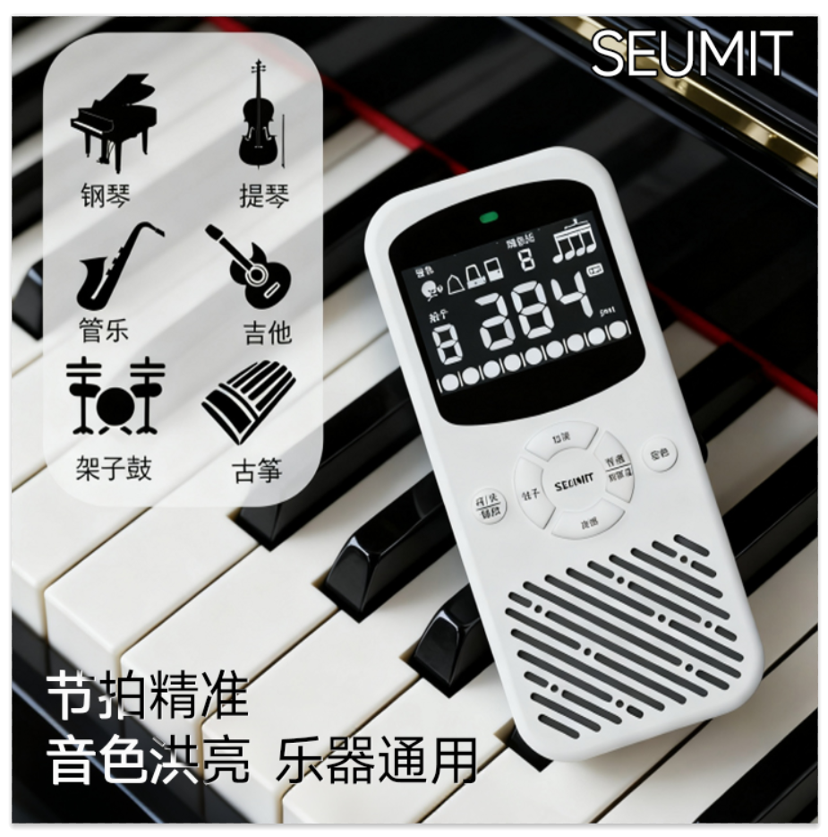 seumit电子节拍器音色大长续航