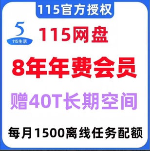 115 115会员空间套餐1年11.5年8年18月1年7天1天空间扩容