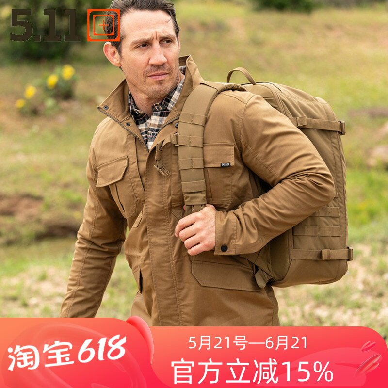美国511军迷夹克防泼水立领战术上衣5.11新款M65春秋外套78036