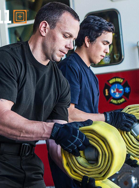 美国511正品5.11军迷夏季男士半袖圆领短袖40016全棉3件装T恤衫