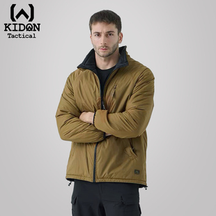 美国KIDON双面可穿棉服秋冬户外战术保暖3M棉衣外套