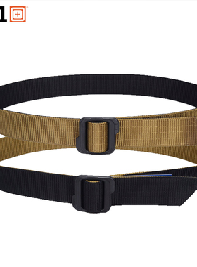 美国 5.11裤带511战术腰带59568特勤两用尼龙帆布腰带59567双面款