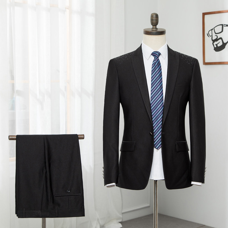 man 's suit suit man Korean Edition Self cultivation Small suit Occupation formal wear Groomsman clothing Groom marry full dressin the Men's clothing, Suits  category - from Buy2taobao.com to provide professional Taobao agent buy service