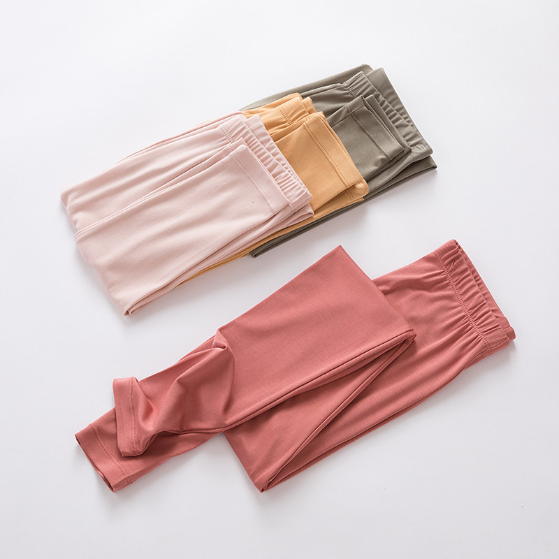 无痕保暖裤女薄款紧身秋裤春秋莫代尔内裤女单件打底衬裤内穿线裤