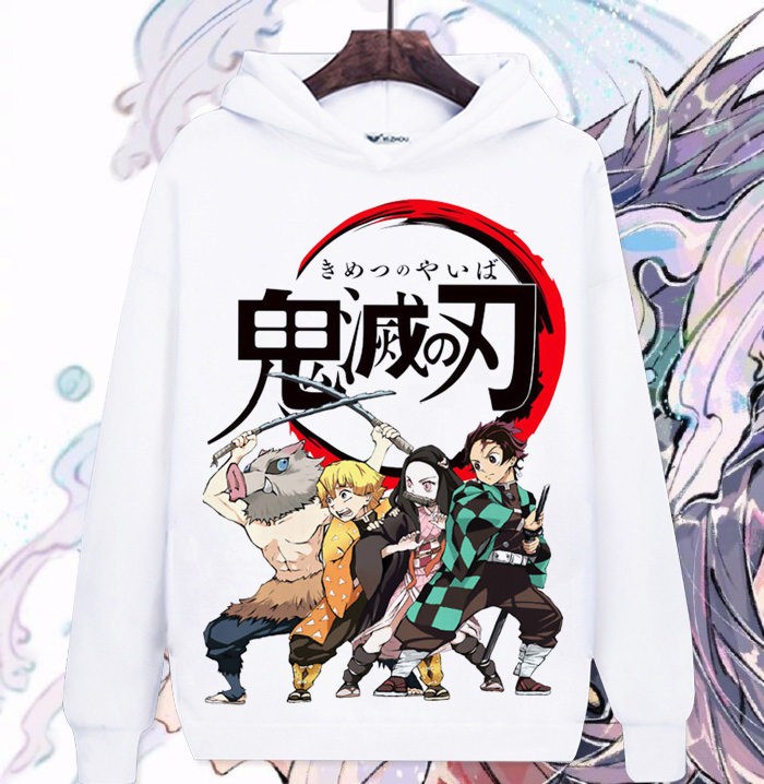 鬼灭之刃长袖卫衣炭治郎祢豆子善逸周边外套二次元动漫秋冬衣服