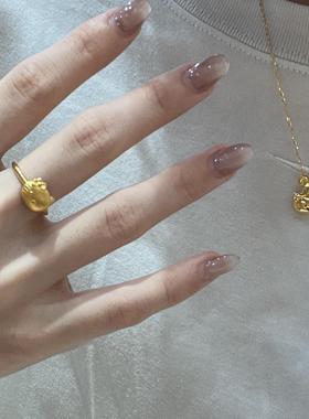 HelloKitty戒指凯蒂猫开口食指戒小众设计高级感卡通可爱指环