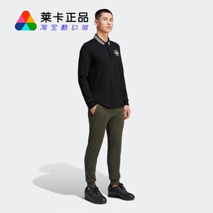 ADIDAS 翻领POLO衫 SPEZIAL 男子特别系列运动长袖 POLO 莱卡正品
