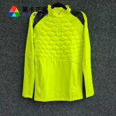 Nike 足球训练防风保暖套头立领长袖 耐克 FIT Therma 莱卡正品