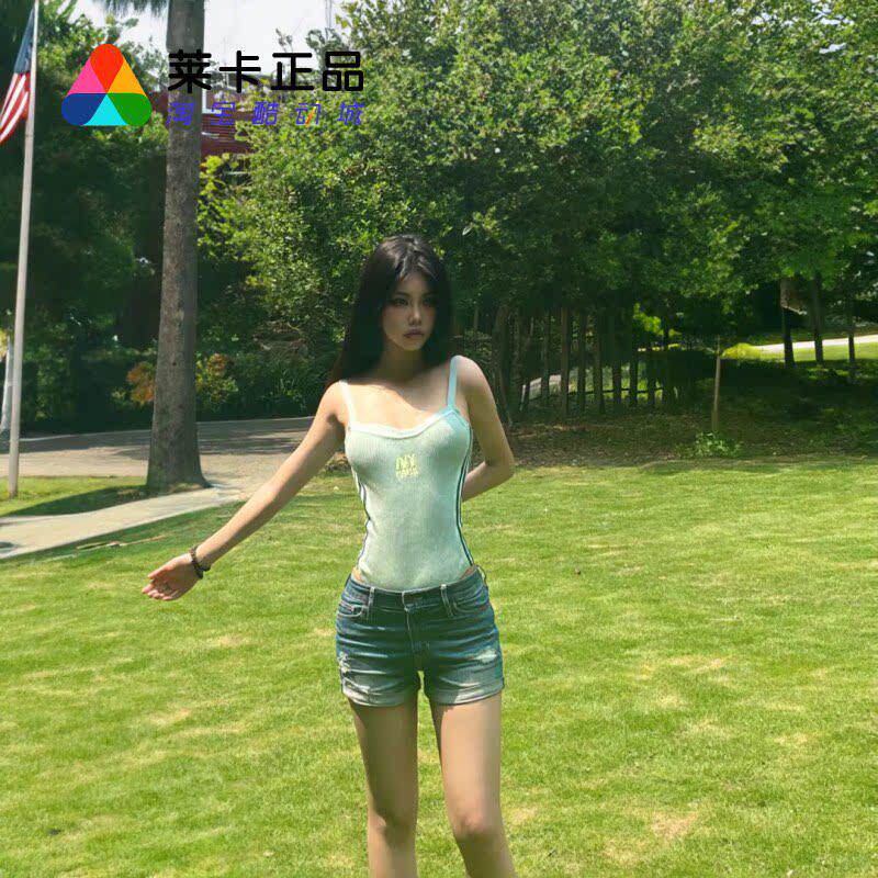 莱卡正品 Adidas Knit Tank Bodysuit 三叶草女子运动休闲连体衣