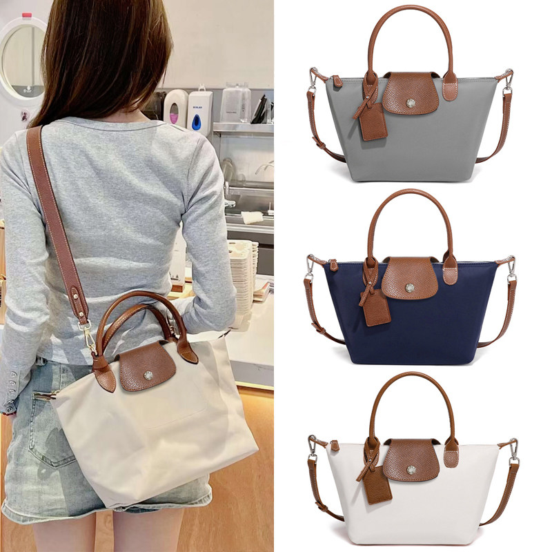 2026新款手提包饺子包帆布购物袋尼龙布包托特包单肩斜挎包通勤包