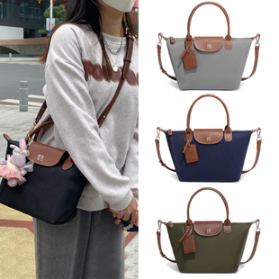 新款 小号短柄手提包饺子包环保袋购物袋尼龙布包托特包单肩斜挎包