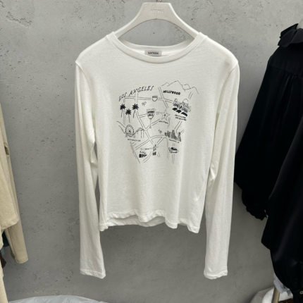 6PENCE-P韩国直邮东大门正品代购 2025早秋新款长袖T恤女百搭