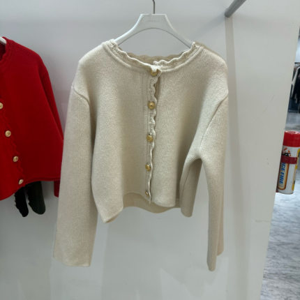 6PENCE-P韩国直邮东大门正品代购2025早秋新款针织开衫纯色百搭女