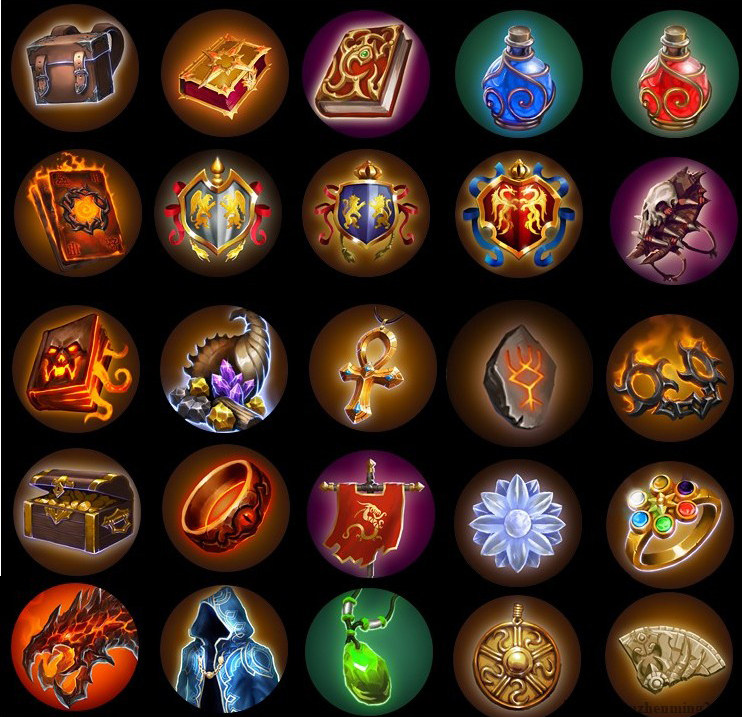 310游戏美 术资源游戏素材 游戏界面ui英雄无敌6图标集合/透明png