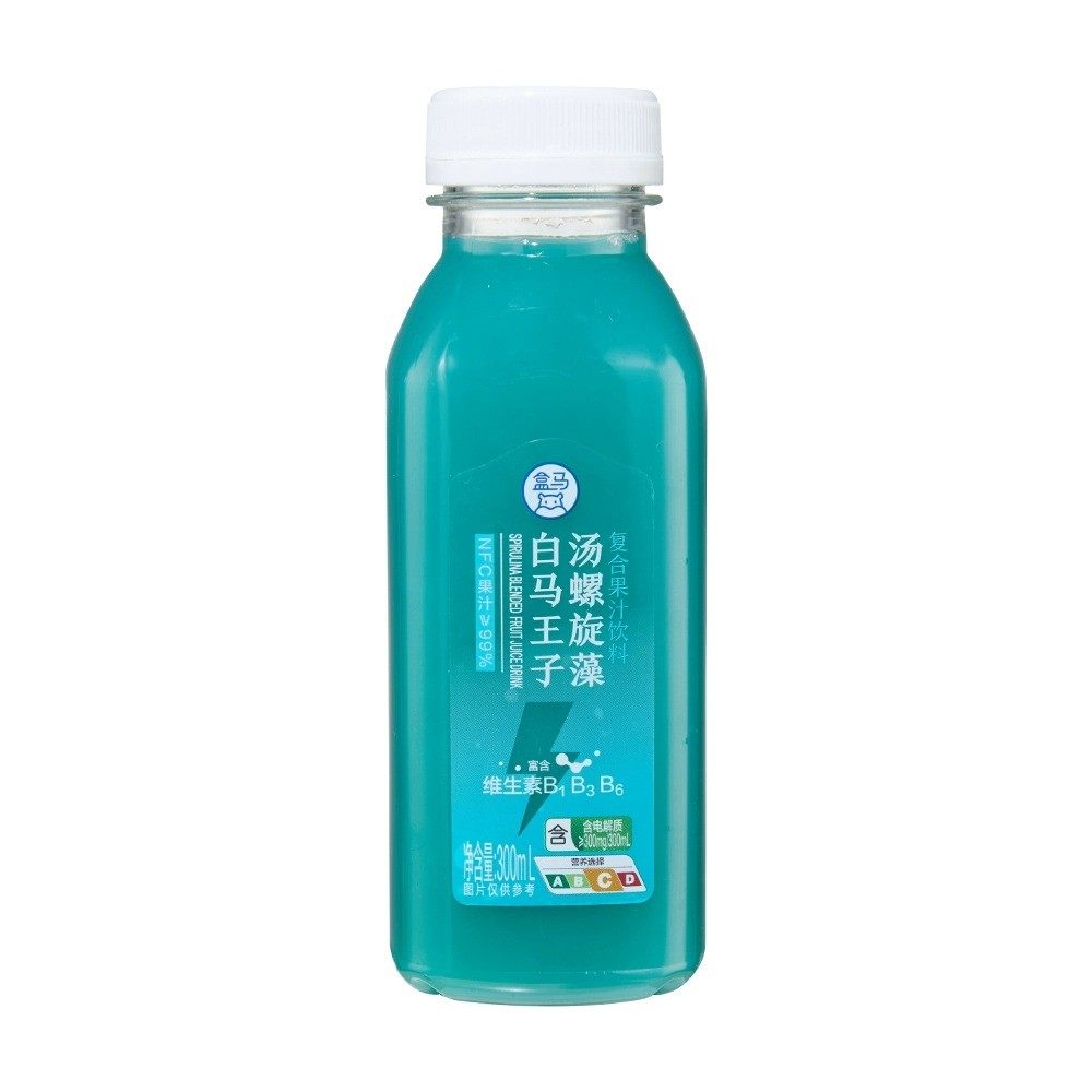 盒马代购白马王子汤螺旋藻复合果汁饮料300ml冷藏补充电解质图片