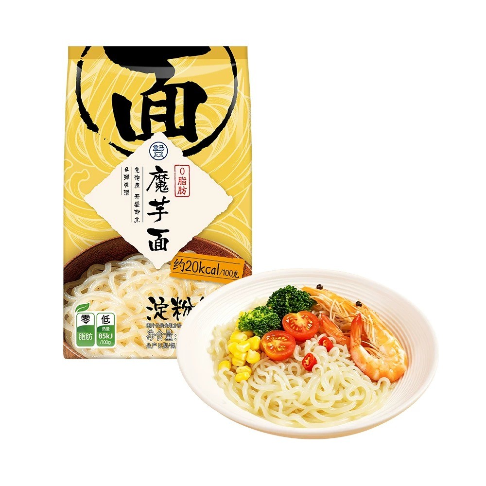 代购盒马0脂肪魔芋面440g清爽Q弹免泡免煮0脂低卡清爽速食图片
