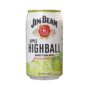 盒马代购三得利金宾嗨棒波本威士忌配制酒(苹果味)350ml日本进口