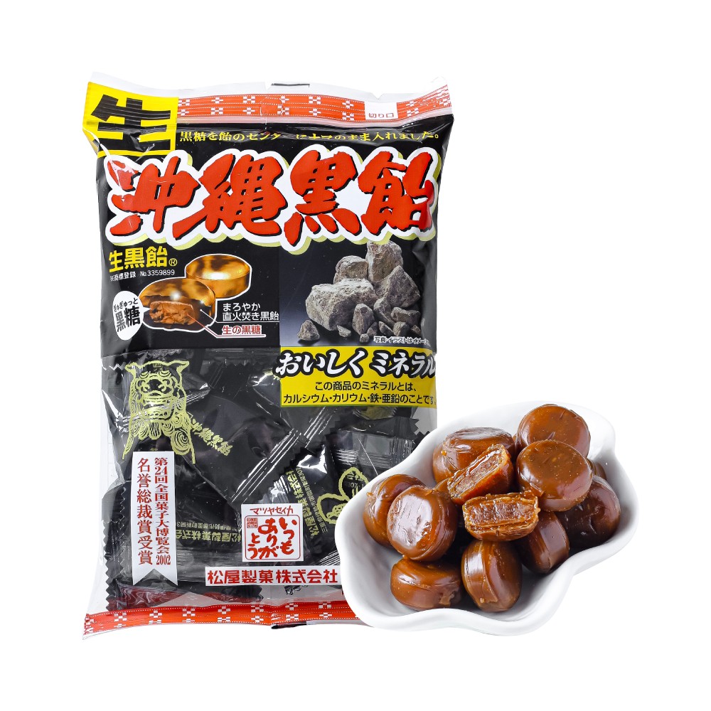 盒马代购松屋冲绳黑糖味糖果126g日本进口甜而不腻醇香爽喉