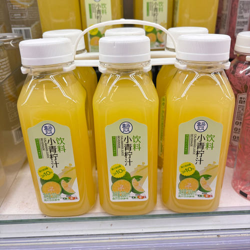 盒马代购小青柠300ml*6冷藏组合装维C多多简单配方夏日冷饮