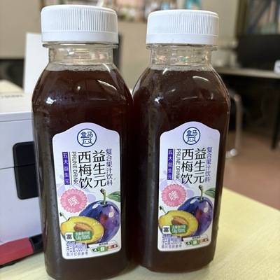 代购盒马益生元西梅饮(复合果汁饮料)300ml瓶装饮料西梅汁
