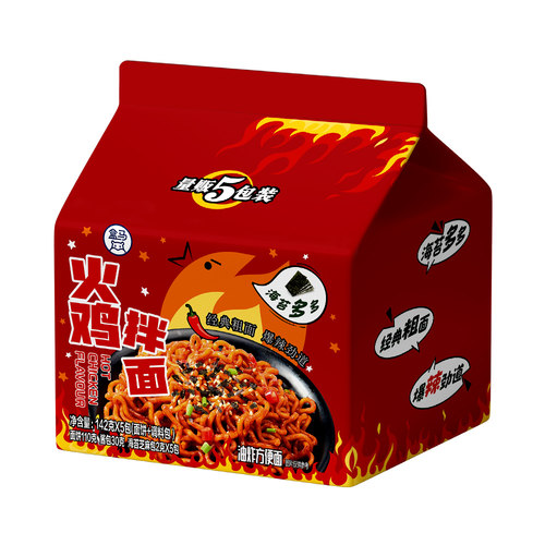 盒马新品火鸡拌面142g*5
