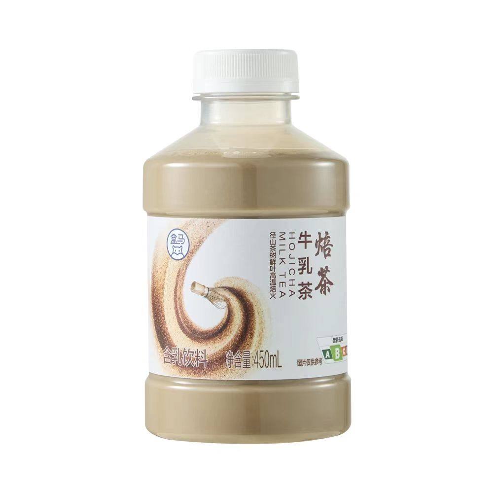 盒马代购焙茶牛乳茶450ml冷藏径山鲜叶研磨高温焙火休闲含乳饮料,咖啡/麦片/冲饮,低温奶,淘宝优惠券,粉丝福利购,淘宝优惠卷