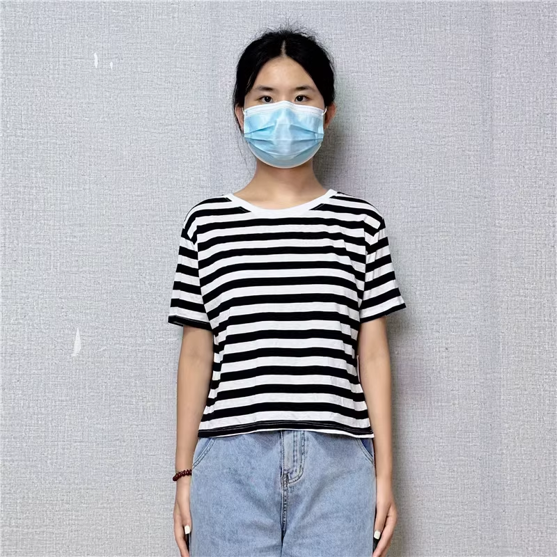 欧美薄款短款T恤莫代尔棉女士