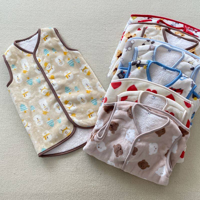 外贸秋冬款男女儿童加绒厚实款卡通印花马甲马夹背心,童装/婴儿装/亲子装,马甲,淘宝优惠券,粉丝福利购,淘宝优惠卷