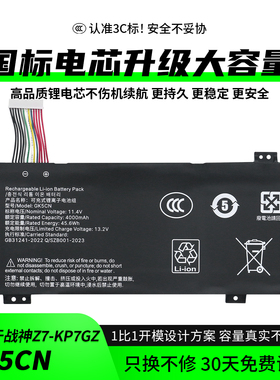 适用于战神Z7-KP7GZ/CT7GK Z7M-CT7GS/KP5GZ GK5CN F117 内置电池