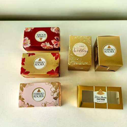 费列罗巧克力礼盒空盒精美高颜值多色搭配伴手礼喜糖盒可选