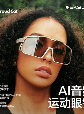 Proudcat骄傲的猫蔡司AI智能音频运动骑行眼镜音乐蓝牙耳机翻译