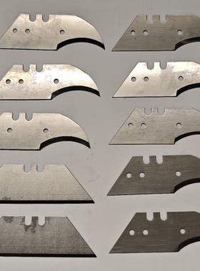 美工刀片勾刀钩刀美缝电缆剥线弯角折叠刀片异形梯形刀片壁纸牛角