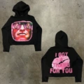 [Pure Cotton Hooded Sweatshirt]W55 (Black)