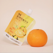 浙里衢州特产劲谷金银花柚子汁100ml袋装 常山胡柚汁金银花饮料